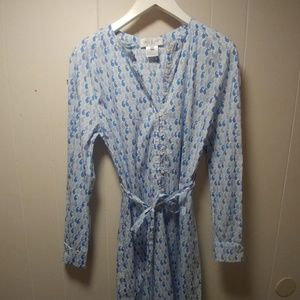 Paul&Joe Paisley Tunic Dress W/Waist Tie